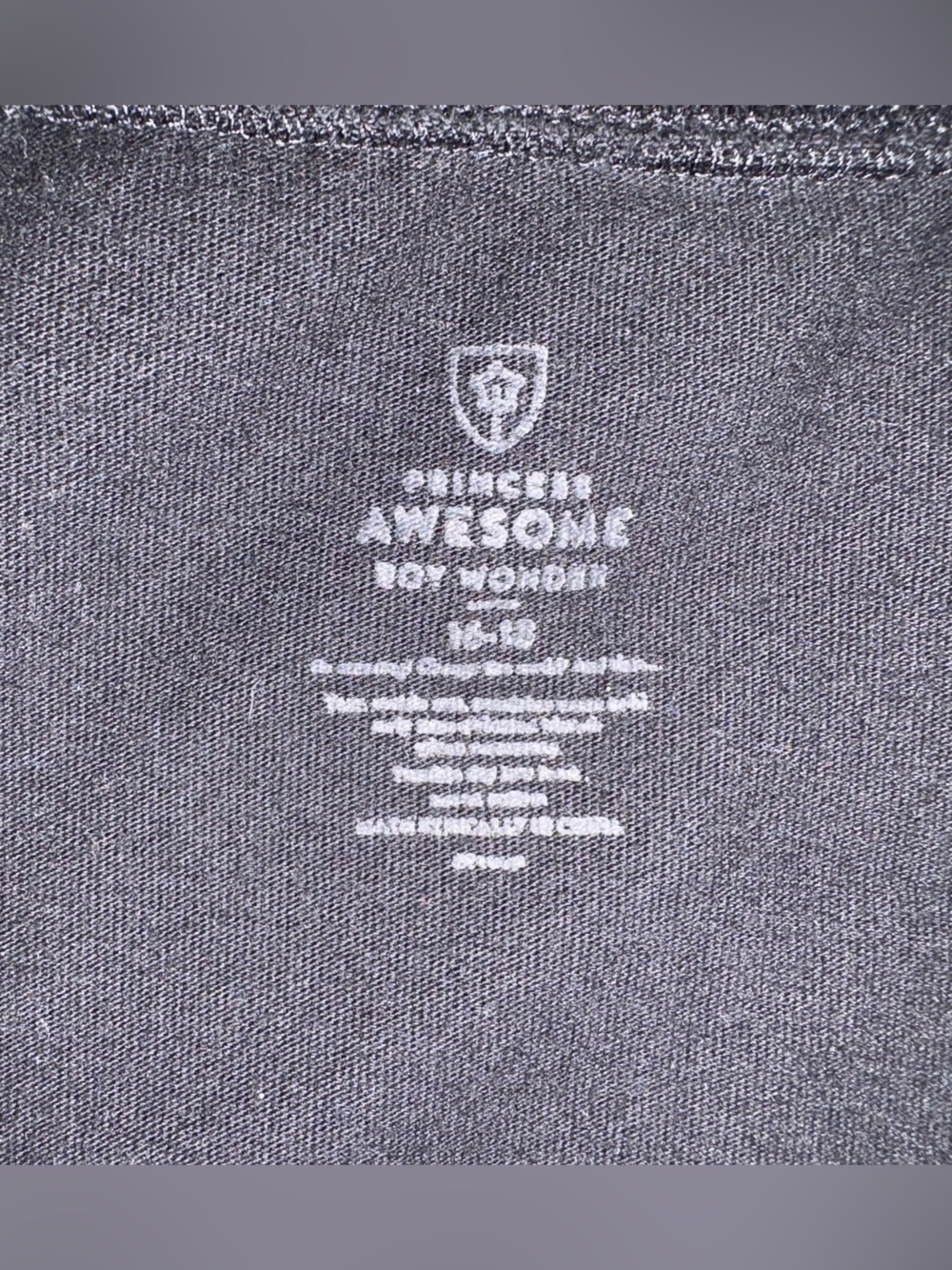 Princess Awesome Boy Wonder Women t shirt dress black purple wolves xl 16-18 - Picture 4 of 6